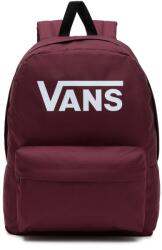 Vans Vans, Old Skool uniszex mintás hátizsák - 22 l, Bordó, Fehér (VN000H504QU)