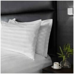 H Hotel Supplier Hotel Szállító párnahuzat szett, damaszt szövet, 165 GSM, 250 TC, csíkszélesség 2, 7 cm, 50 x 70 cm, fehér, 2 db