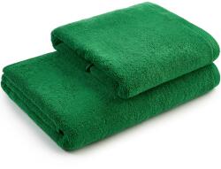 H Hotel Supplier Hotel Supplier törölköző készlet, 50x90 cm, 70x140 cm, 100% pamut, 600 GSM, zöld, 2 db (2P50x90+70x140-600-Verde)