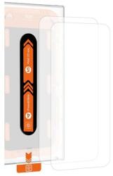 Mobile Origin 2 üvegfólia készlet rögzítőrendszerrel Mobile Origin Orange Screen Guard kompatibilis iPhone 15 / 15 Pro Clear készülékkel (SGA-i15Pro-2pk)