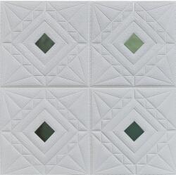 DEGRETS Tapéta DEGRETS 99233 Öntapadós 3D Tapéta rombusz fehér-arany, Méret: 70cm x 70cm x 8mm (99233)