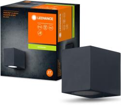 OSRAM Endura Classic Down Square kültéri fali lámpa, 1xGU10, max. 35W, IP44, 68x81x92 mm, alumínium, fekete