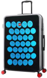 LEGO® Brick Dots bőrönd, 76, 5 x 52, 5 x 29 cm, ABS, 100 liter, 4, 5 kg, fekete (LG-20163-1975)
