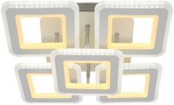 SLC Selino Concept LED Square Design SLC Selino Concept Square 4 + 1D csillár távirányítóval, meleg/hideg fénnyel és állítható intenzitással