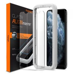 Spigen Spigen, Alienmaster Glas. Tr, Képernyővédő fólia készlet, 2 db, vékony, Iphone 11 készülékhez (KXG0015407-10015407)