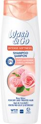 Wash&Go sampon rózsavízzel száraz hajra, 360 ml