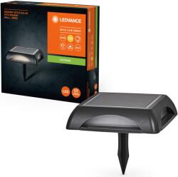 OSRAM Napelemes LED lámpa Ledvance Endura Square, 1, 2W, 60 lm, meleg fény (3000K), szabályozható, IP65, 140x140x115 mm, négyzet alakú, alumínium/polikarbonát, sötétszürke