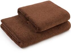 H Hotel Supplier Hotel Supplier törölköző készlet, 50x90 cm, 70x140 cm, 100% pamut, 600 GSM, barna, 2 db (2P50x90+70x140-600-Maro)
