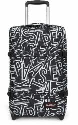 EASTPAK Eastpak, Transit uniszex gurulós bőrönd cipzáros zsebbel az elején - 42 l, Világosszürke, Koptatott fekete, Fehér (EK0A5BA72O01)