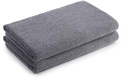 H Hotel Supplier 2db Hotel Szállító test-/strandtörölköző szett, 80 x 180 cm, 100% pamut, 500 GSM, szürke