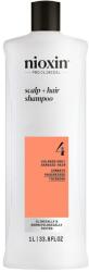 Nioxin Professzionális erősítő sampon töredezés ellen Nioxin System 4 Scalp + Hair festett vagy sérült hajra, előrehaladottan elvékonyodva, 1 l