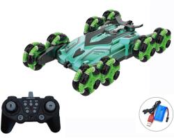 Mappy Stunt Spray Drift távirányítós autó, zöld / fekete