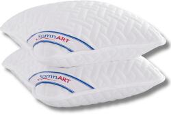 Somnart Hygiena Somnart steppelt párna készlet, 60x60x24 cm, Mikroszálas, Antisztatikus, 95°C-on mosható, Szilikonvatta töltelék, 2 db