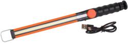 OSRAM multifunkcionális LED-es zseblámpa, 5W COB, 400 lm, szabályozható, 1800 mAh akkumulátor mellékelve, autós használat, horog, mágnes, USB-C, IP22, USP töltőkábel mellékelve, Narancs/fekete