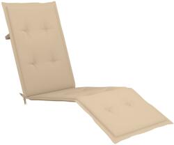 vidaXL bézs nyugágypárna (75+105) x 50 x 4 cm 314176 (314176)