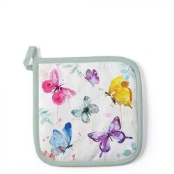Perfecto Butterfly Collection white edényalátét 20x20cm, 100% pamut (ZV-8712159178524)