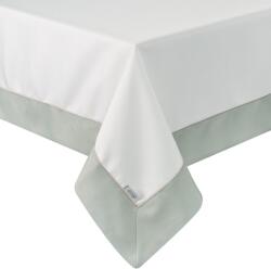 Eurofirany Sylvia asztalterítő olívazöld színű széles peremmel Natúr 145x280 cm (HS416881)