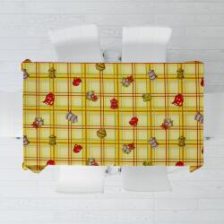 Gecor terítő, 150x150 cm, 100% pamut, kockás pléd