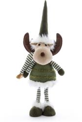 Kring dekoratív figura, Rénszarvas, 55 cm, Szürke/Zöld (CK516-DH240073)