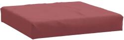 vidaXL melange bordó szövet raklappárna 60x60x9, 5 cm 4002672 (4002672)