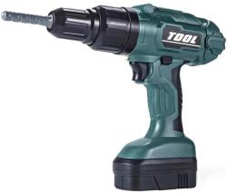 Mappy Power Tools játszókészlet - Fúró 3 tartozékkal, zöld