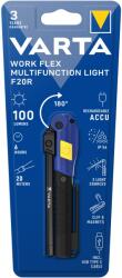 VARTA Work Flex Multifunction Light F20R LED zseblámpa, újratölthető, USB-C, 100 lm, 3 fényforrás, IP54 (18649101401)