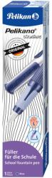 Pelikan toll, Pelikano szerkezet, L-hegy, ergonomikus markolat, balkezeseknek, 1 nagy kék patron, kék, kartondobozban (824538)