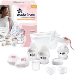 Tommee Tippee Made for Me 2022 szoptató induló készlet: Kézi mellszívó és tartozékok, 0 hónapos+ (TT0089-2)