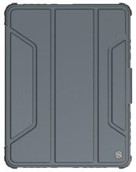 Nillkin Tablettok kompatibilis iPad Air 5 (2022, 10, 9 coll) - Nillkin Bumper - szürke ütésálló smart case tablettok ceruza tartóval, mágneses füllel (TG-BA6902048215351-2)