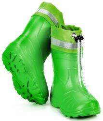 Kolmax gyerekcsizma szuper könnyű EVA, levehető béléssel, 22-es méret, zöld (KOL050K/22/VERDE)