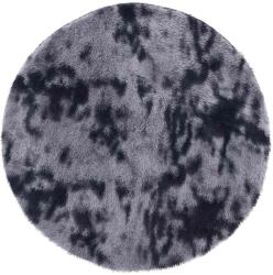 vidaXL sötétszürke hosszú szálú NAVARRA bozontos szőnyeg 120x120 cm 4102904 (4102904)