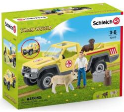 Schleich állatorvos-látogatás a farmon figura