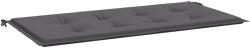 vidaXL antracitszürke oxford szövet kerti padpárna 100x50x4 cm 43189 (43189)