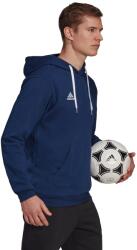 Adidas adidas Performance, Entrada normál fazonú kapucnis futballpulóver kenguruzsebbel, Sötétkék, M (H57513-M)
