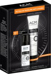 ACM Laboratoire Dermatologique Csomag Intenzív antioxidáns szérum tiszta C-vitaminnal 15% Duolys CE, 15 ml + Öregedésgátló hidratáló krém Duolys Legere, ACM, 40 ml,