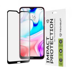 Techsuit Folie pentru Xiaomi Redmi 8 / Redmi 8A - Techsuit 111D teljes borító / teljes ragasztóüveg - fekete (KF235946-619010467)