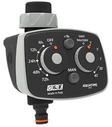 GF Programozó elektronikus öntözéshez / öntözéshez Aquatime Due 5 Garden, 25 + 1 program, max. 8 bar, 3/4 csatlakozó, akkumulátorral működik (GF80006025)