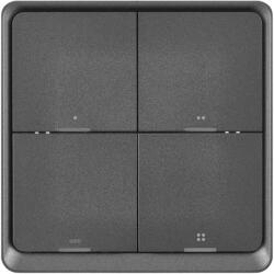EMOS GoSmart IP-2004ZB Hordozható 4 funkciós szcenárió kapcsoló, ZigBee 3.0, CR 2430 3 V tápellátás, Fekete (EM-H5016)