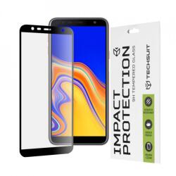Techsuit Fólia Samsung Galaxy J4 Plus, J6 Plus készülékekhez - Techsuit 111D teljes borítás, teljes ragasztós üveg - fekete (KF235949)