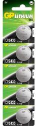 GP Batteries Líthium gombelem, CR2430, 3V, 5db/bliszter, B1530 (BS029-1x)