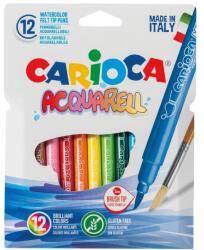 CARIOCA Aquarell Filctoll szett, 12 db (SKR156)
