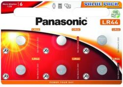 Panasonic Micro Alkaline LR44 / AG13 elem, 6 db (B00192567)