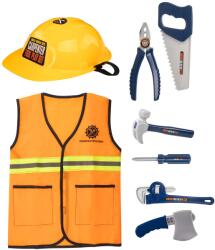 Mappy Little Carpenter készlet, sisakkal, mellényekkel és 6 kiegészítővel