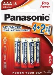 Panasonic Pro Power Alakline AAA elem, 6 db (LR03PPG/6BP 4+2F)