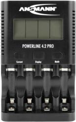 ANSMANN Powerline 4.2 Pro NiCd, NiMH Mikro (AAA), Ceruza (AA) Hengeres akku töltő (1001-0079) (1001-0079)
