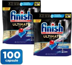 Finish Ultimate All in 1 mosogatógép kapszula mosogatószer, 2x50 db, 100 mosás