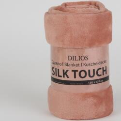 Dilios Silk Touch Dilios szőrme takaró, 130x170 cm, 100% poliészter, narancs