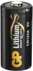 GP Batteries Líthium elem, CR123A, 3V, 1500mAh, 1db/bliszter B1501 (B1501)