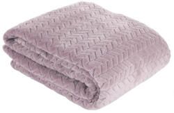 Eurofirany Cindy plüss takaró Pasztell rózsaszín 150x200 cm (HS335295)