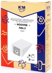 K&M K&M, Hoover Studio 1505 porszívózsák, papír, 5X tasak + 2 szűrő (DUSTBAG-H06.2-PAP-K&M)